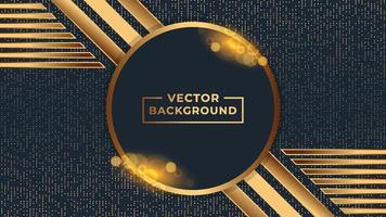 Abstract modern background gold color vector