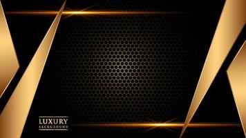 Abstract Gradient background gold color vector