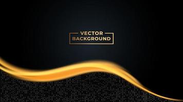 Abstract Gradient background gold color vector