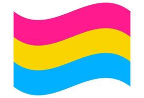 bandera del orgullo lgbt, fondo de la bandera del arco iris. movimiento de bandera de paz multicolor. símbolo de colores originales. vector