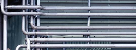 tuberías de acero inoxidable para plantas industriales foto