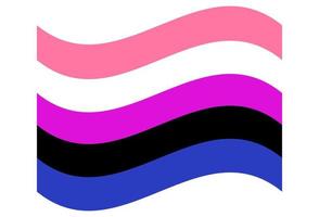 LGBT pride flag, rainbow flag background. Multicolored peace flag movement. Original colors symbol. vector