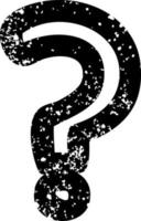 question mark icon vector