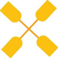 Paddle Flat Icon vector