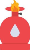 Camping Gas Flat Icon vector