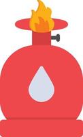 Camping Gas Flat Icon vector