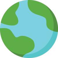 Earth Flat Icon vector