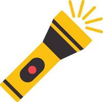 Torch Flat Icon vector