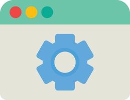 Web Browser Flat Icon vector