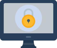 Security Flat Icon vector