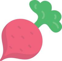 Radish Flat Icon vector