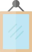 Mirror Flat Icon vector