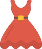 Dress Flat Icon vector