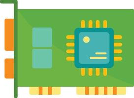 Network Interface Card Flat Icon vector