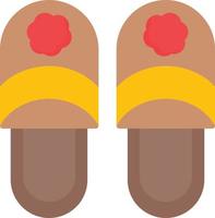 Slippers Flat Icon vector