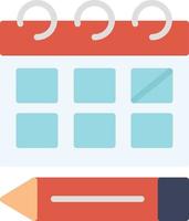 Schedule Flat Icon vector