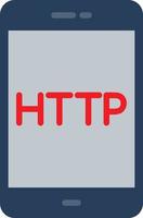 Http Flat Icon vector
