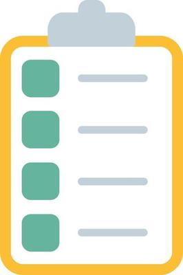 Clipboard Flat Icon
