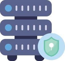 Data Security Flat Icon vector