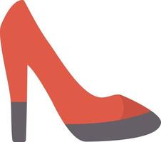 High Heel Flat Icon vector