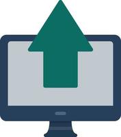 Upload Flat Icon vector