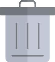 Trash Flat Icon vector