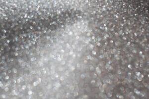 Grey Glitter Texture Macro photo