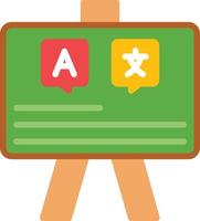 Blackboard Flat Icon vector