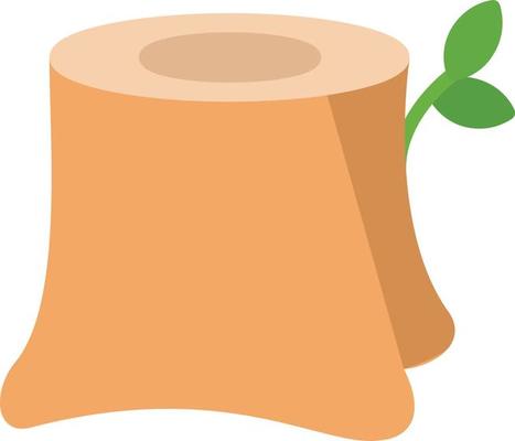 Stump Flat Icon