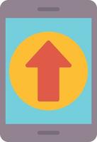 Upload Flat Icon vector