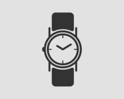 Hand wrist watch icon. Wristwatch vector. vector