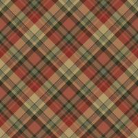 Tartan scotland seamless plaid pattern vector. Retro background fabric. Vintage check color square geometric texture. vector