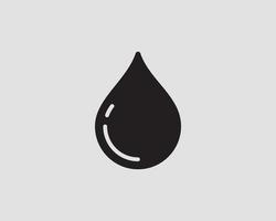 Drop water icon vector isolated design element