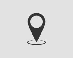 Map icons. Marker pointer. Pin location vector icon. GPS navigation symbol.