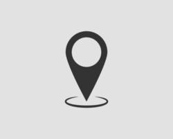 Map icons. Marker pointer. Pin location vector icon. GPS navigation symbol.