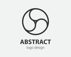 diseño de logotipo abstracto.plantilla de logotipo vectorial. vector