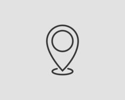 Map icons. Marker pointer. Pin location vector icon. GPS navigation symbol.