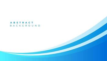 Abstract blue wavy business style background. Eps10 Vector