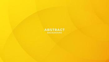 Minimal geometric background. Yellow elements with fluid gradient. Dynamic shapes composition. Eps10 vector