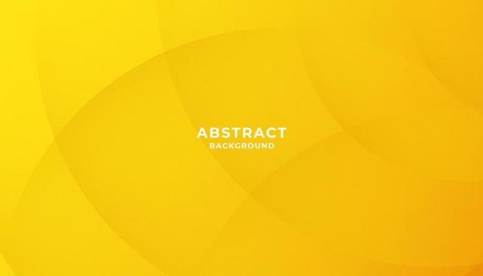 Minimal geometric background. Yellow elements with fluid gradient. Dynamic shapes composition. Eps10 vector
