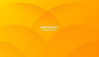 Minimal geometric background. Yellow elements with fluid gradient. Dynamic shapes composition vector