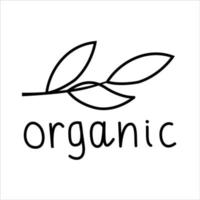 Vector organic leaves icon