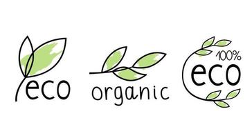 Vector organic leaves icon