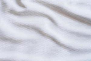 White football jersey clothing fabric texture sports wear background photo