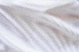 White football jersey clothing fabric texture sports wear background photo