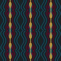 Colorful Seamless Pattern with Tribal Shape. Designed in Ikat, Boho, Aztec, Folk, Motif, Luxury Arabic Style. Ideal for Fabric Garment, Ceramics, Wallpaper. Vector Illustration