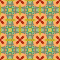Colorful Seamless Pattern with Tribal Shape. Designed in Ikat, Boho, Aztec, Folk, Motif, Luxury Arabic Style. Ideal for Fabric Garment, Ceramics, Wallpaper. Vector Illustration