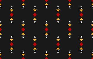 Fabric ethnic tribal pattern art. Ethnic geometric seamless pattern traditional. vector