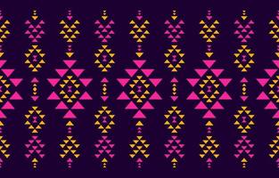 Abstract ethnic tribal pattern art. Ethnic geometric seamless pattern traditional. vector