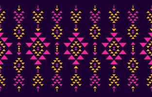 Abstract ethnic tribal pattern art. Ethnic geometric seamless pattern traditional. vector